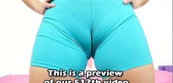  Huge Cameltoe Round Ass Latina Whore Wearing Tight Spandex